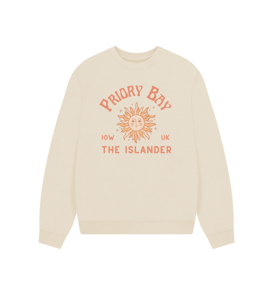 Oat Priory Bay - Women's Oversized Sweatshirt - The Islander