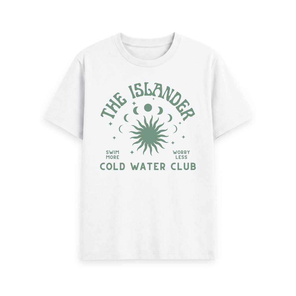 White Printed T-shirt Front