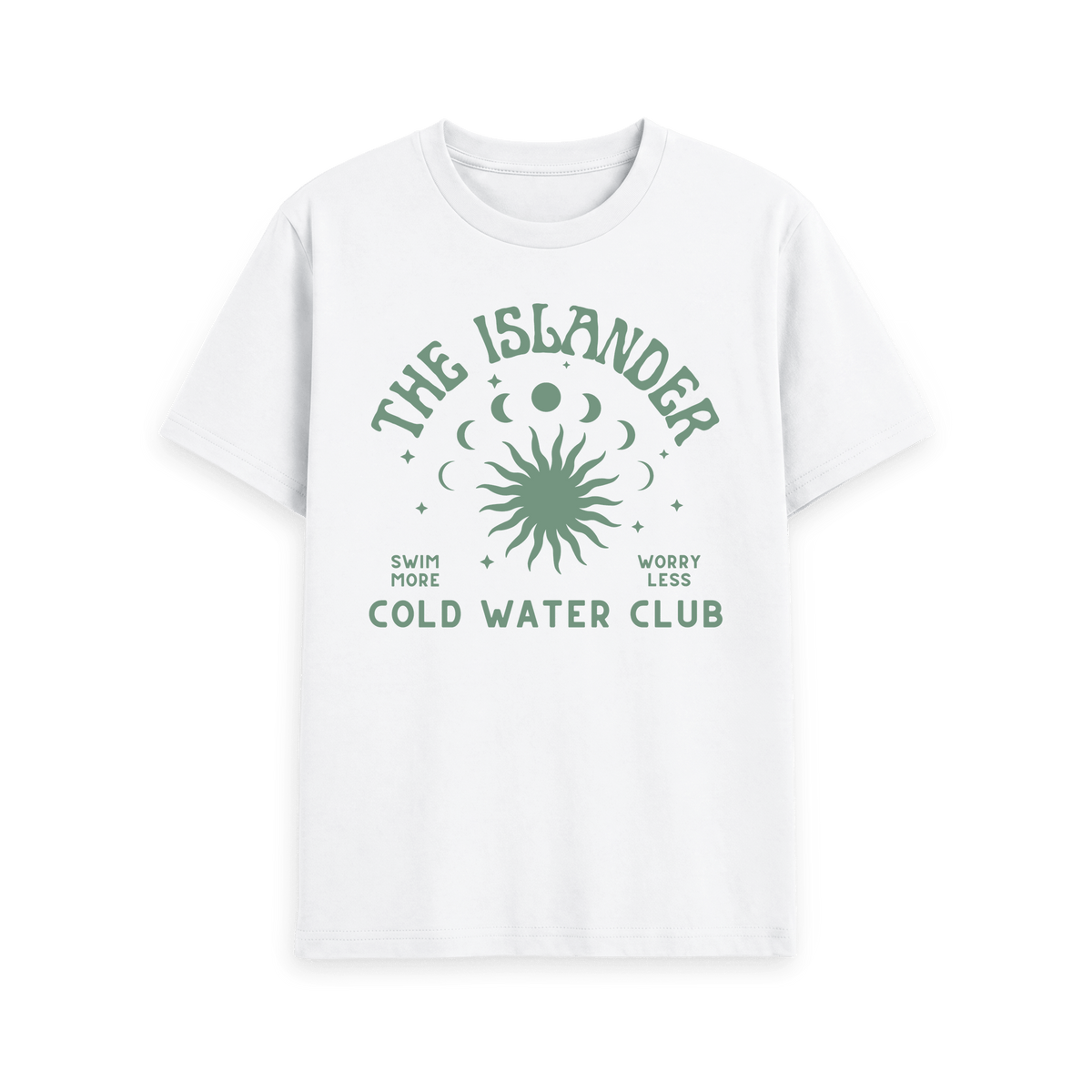 White Printed T-shirt Front