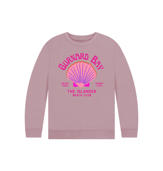 Mauve Gurnard Bay - Pink Beach Club - Kids Sweatshirt