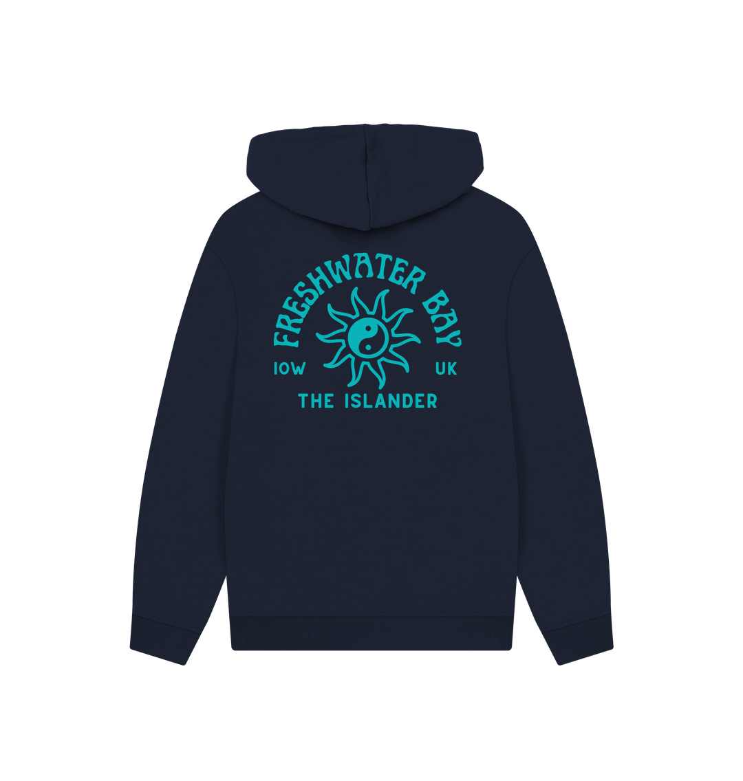 Freshwater Bay -Unisex Oversized Fit Hoodie - Organic Cotton- Printed front and back