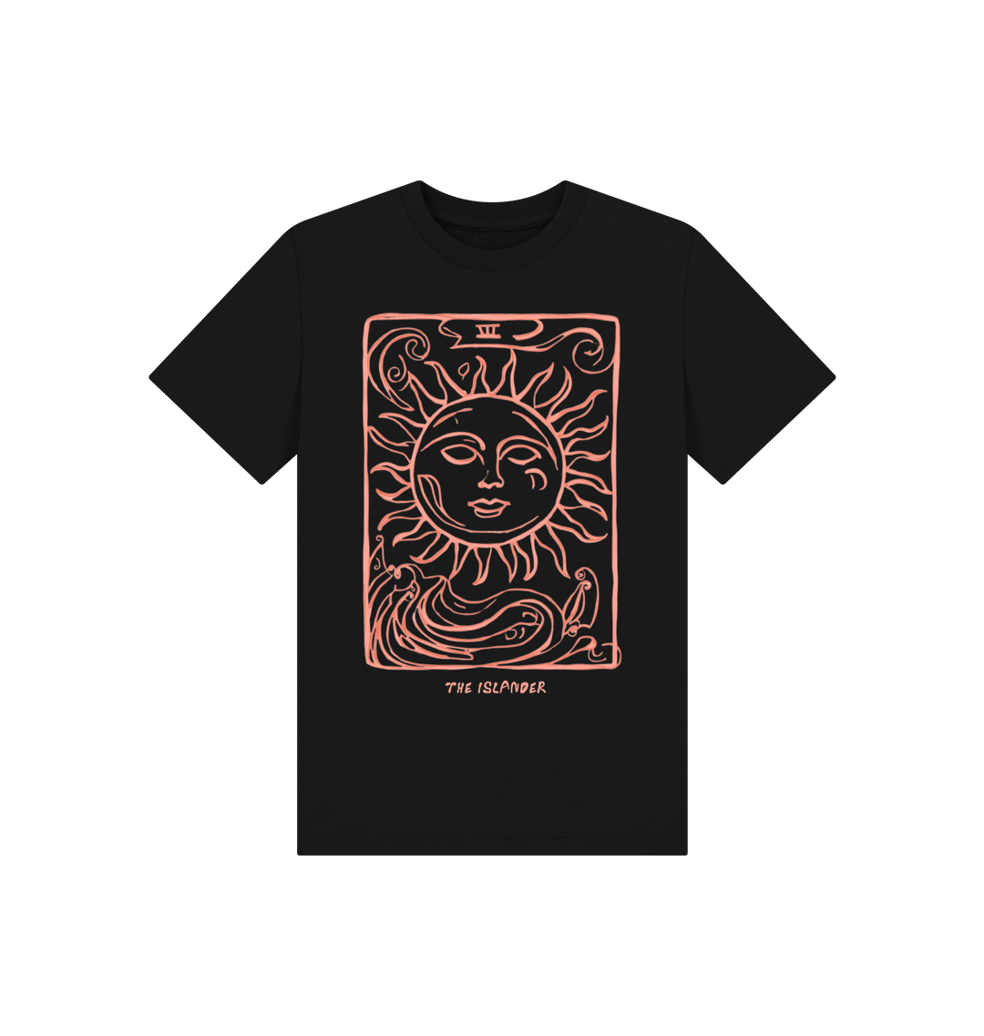 Black Printed Kids T-Shirt