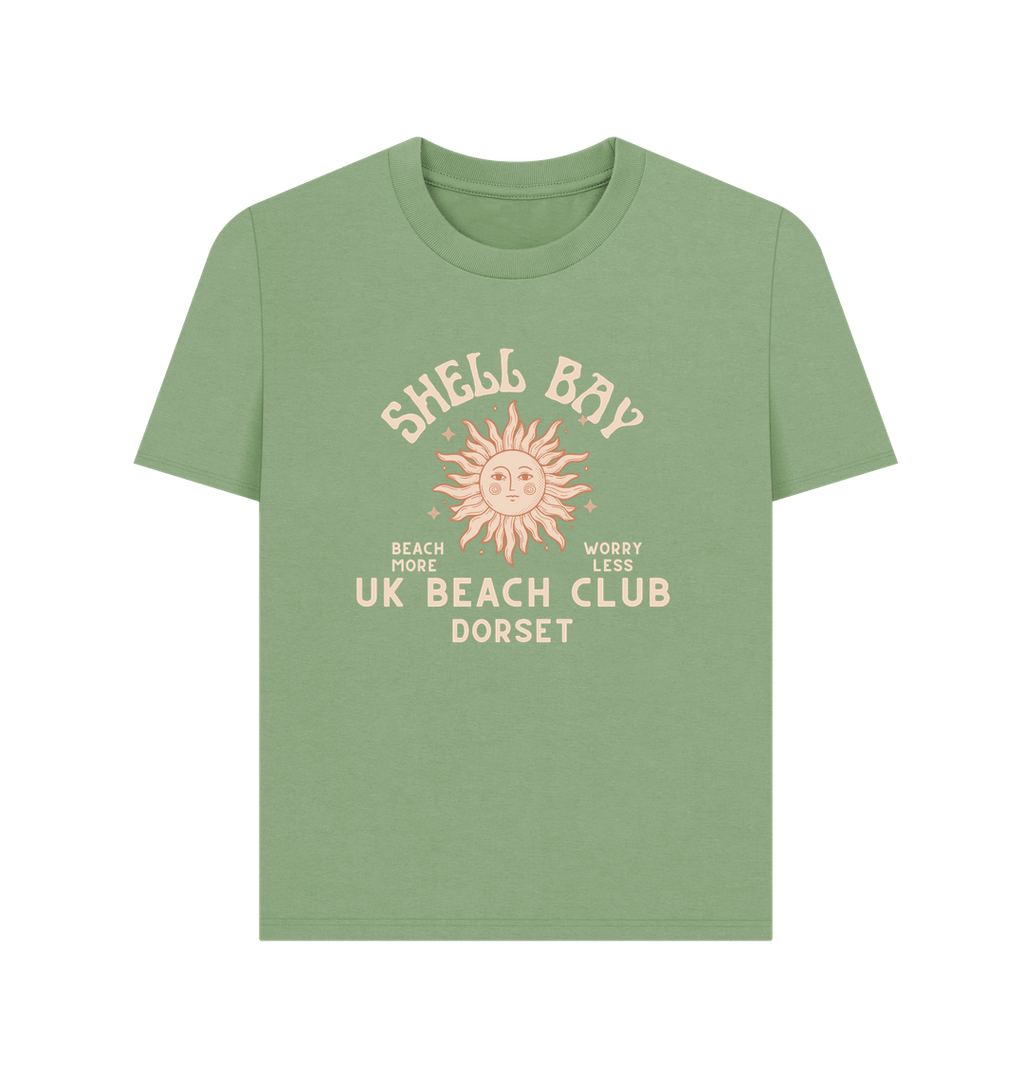 Sage Shell Bay - UK Beaches - Dorset - Women's T Shirt
