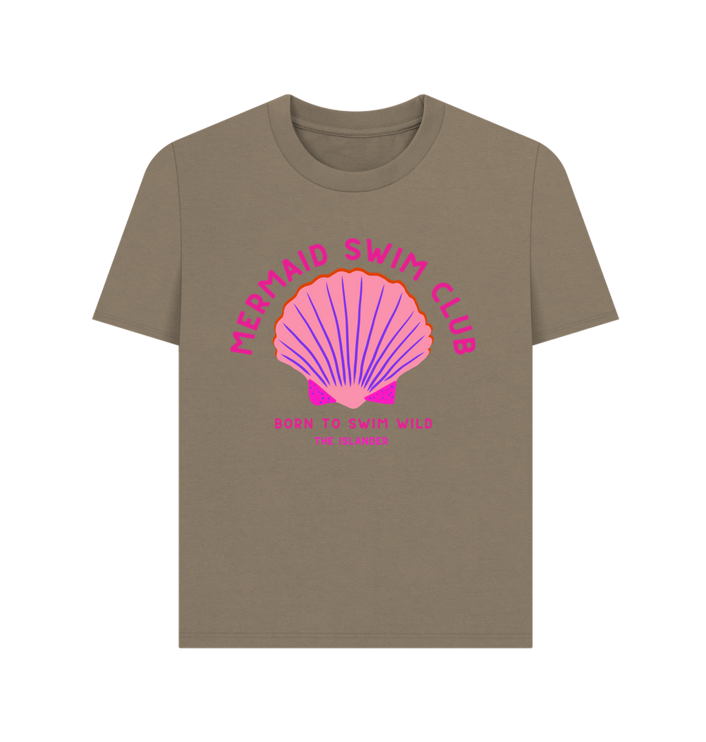 Willow Mermaid Swim Club - Pink Wild Swim Club - Women's T Shirt