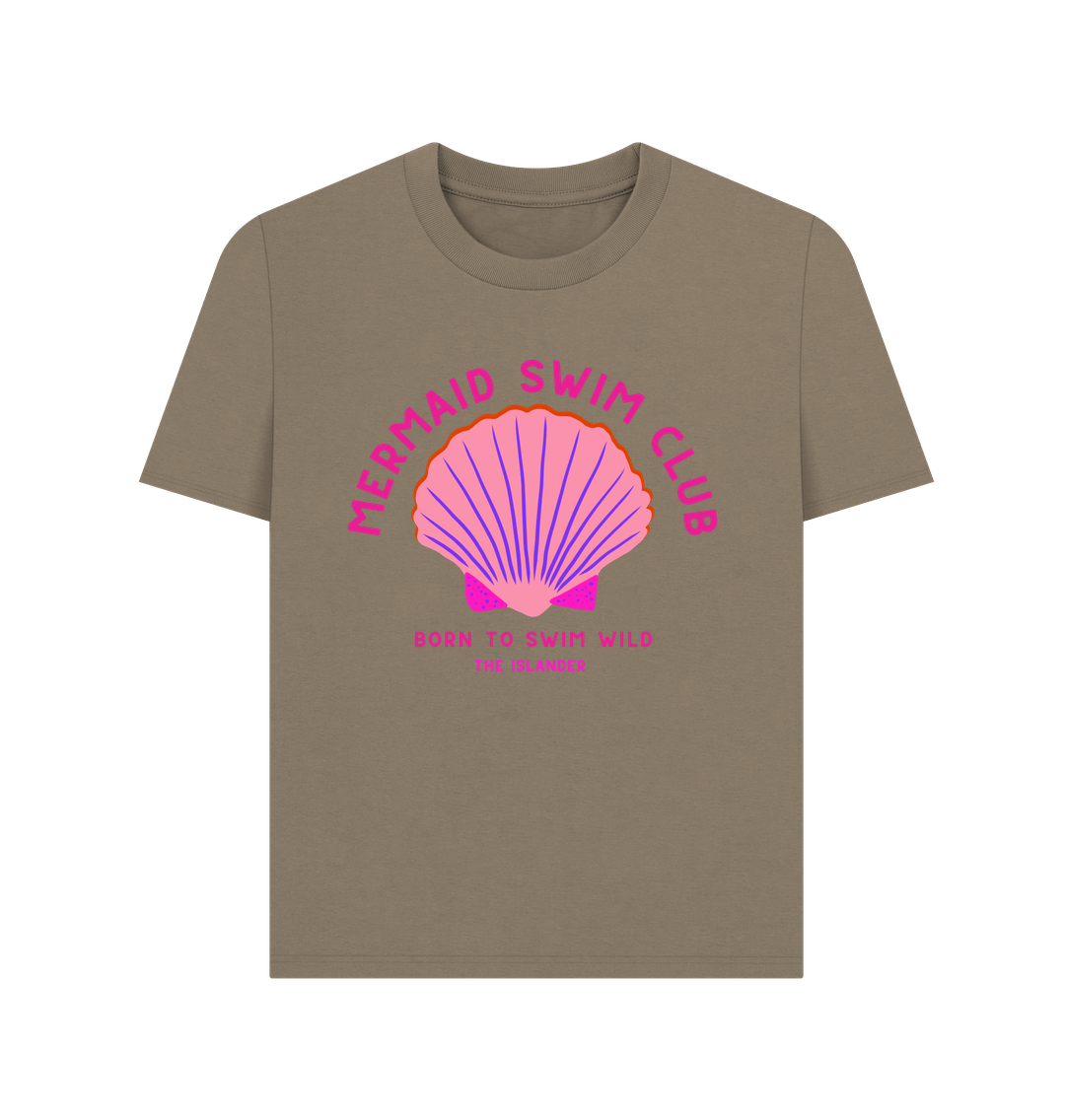 Willow Mermaid Swim Club - Pink Wild Swim Club - Women's T Shirt