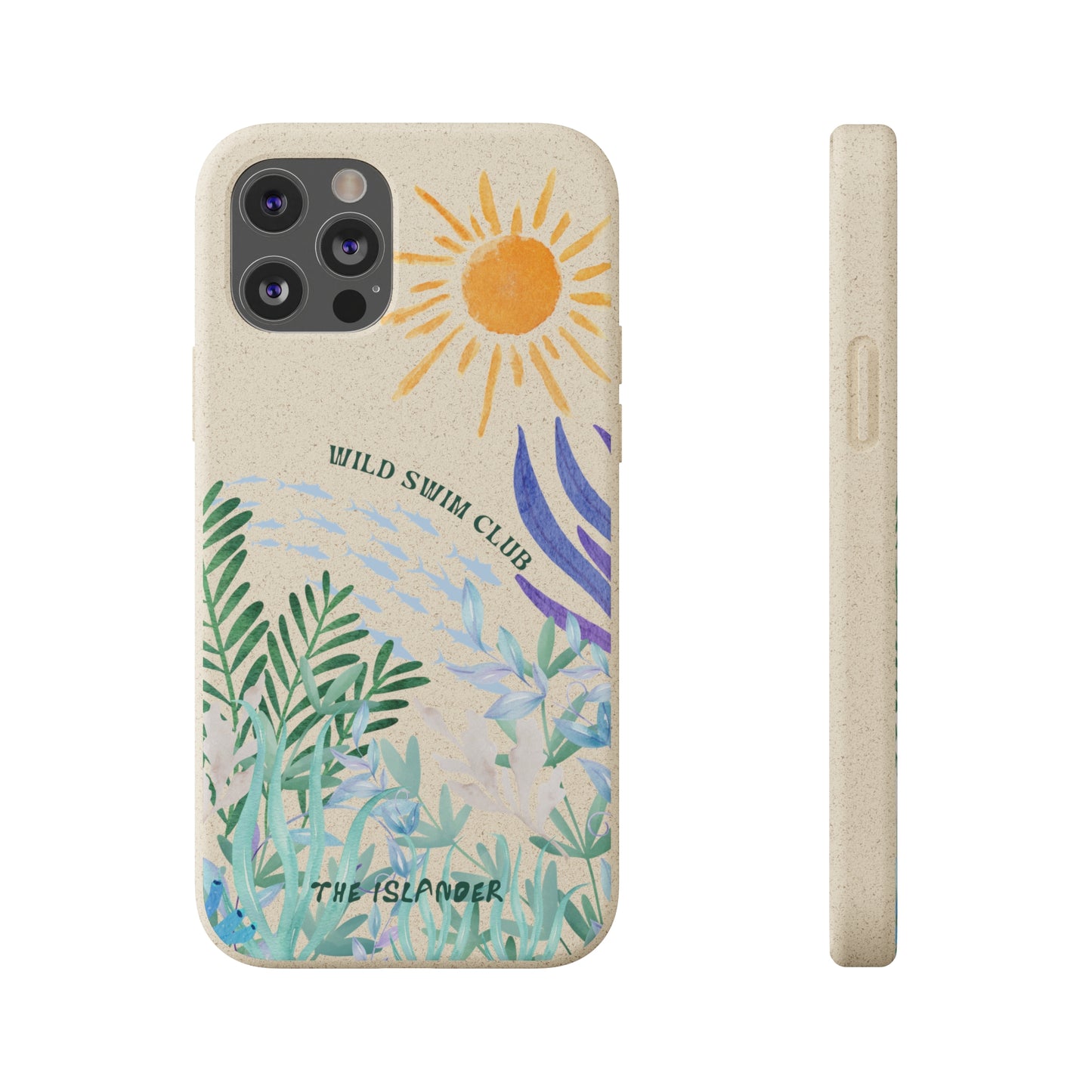 Wild Swimming  - Biodegradable Phone Case - Made from Natural Materials