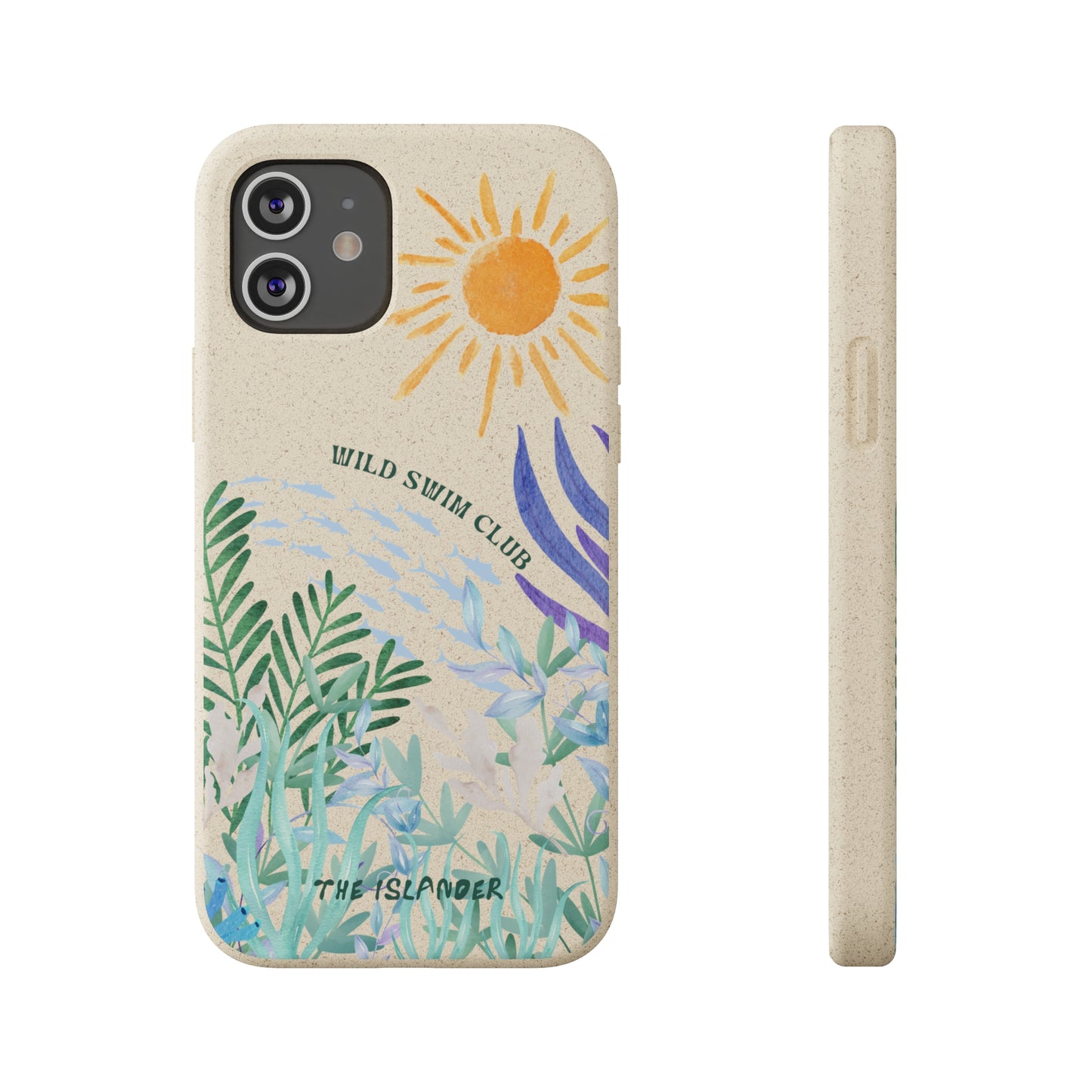 Wild Swimming  - Biodegradable Phone Case - Made from Natural Materials