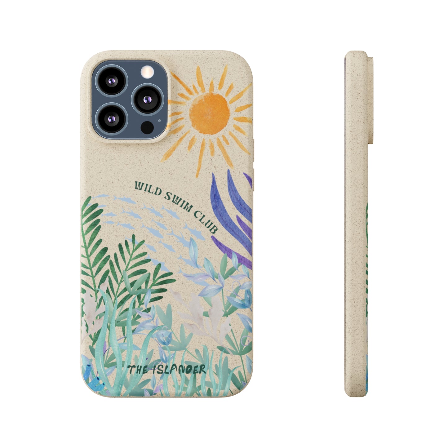 Wild Swimming  - Biodegradable Phone Case - Made from Natural Materials