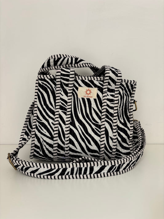 Zebra Mini Tote Bag