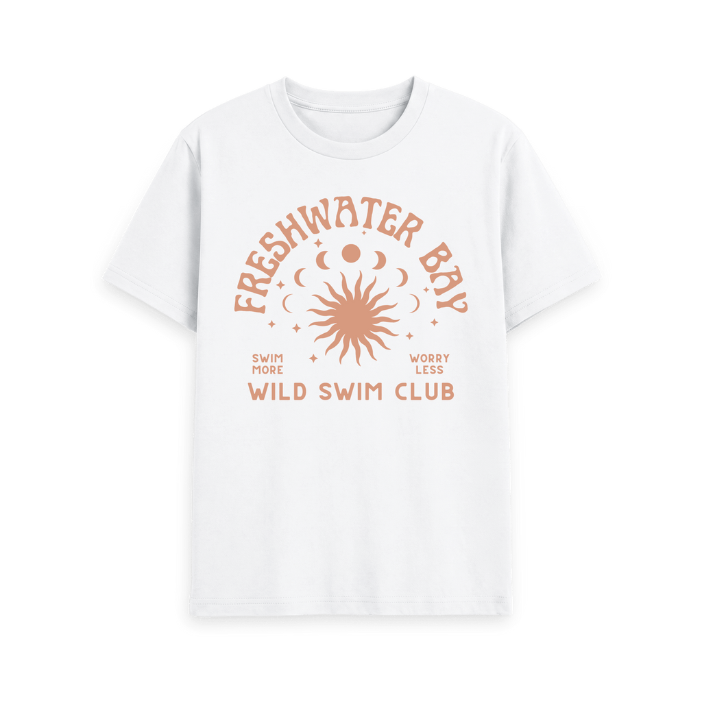 White Printed T-shirt Front