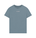 Stone Blue Printed T-shirt