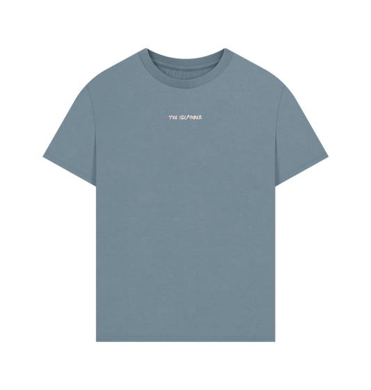 Stone Blue Printed T-shirt