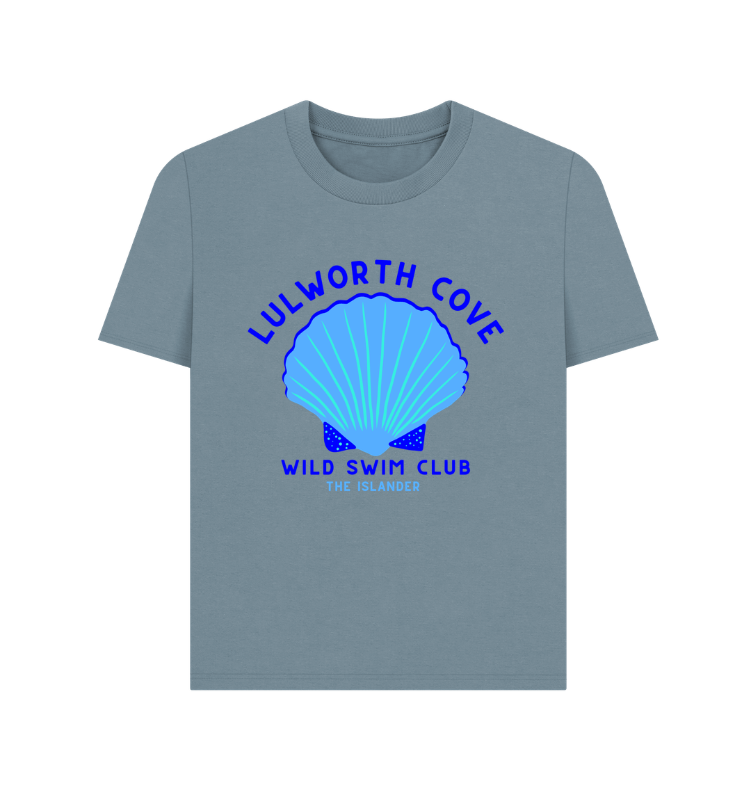 Stone Blue Printed T-shirt