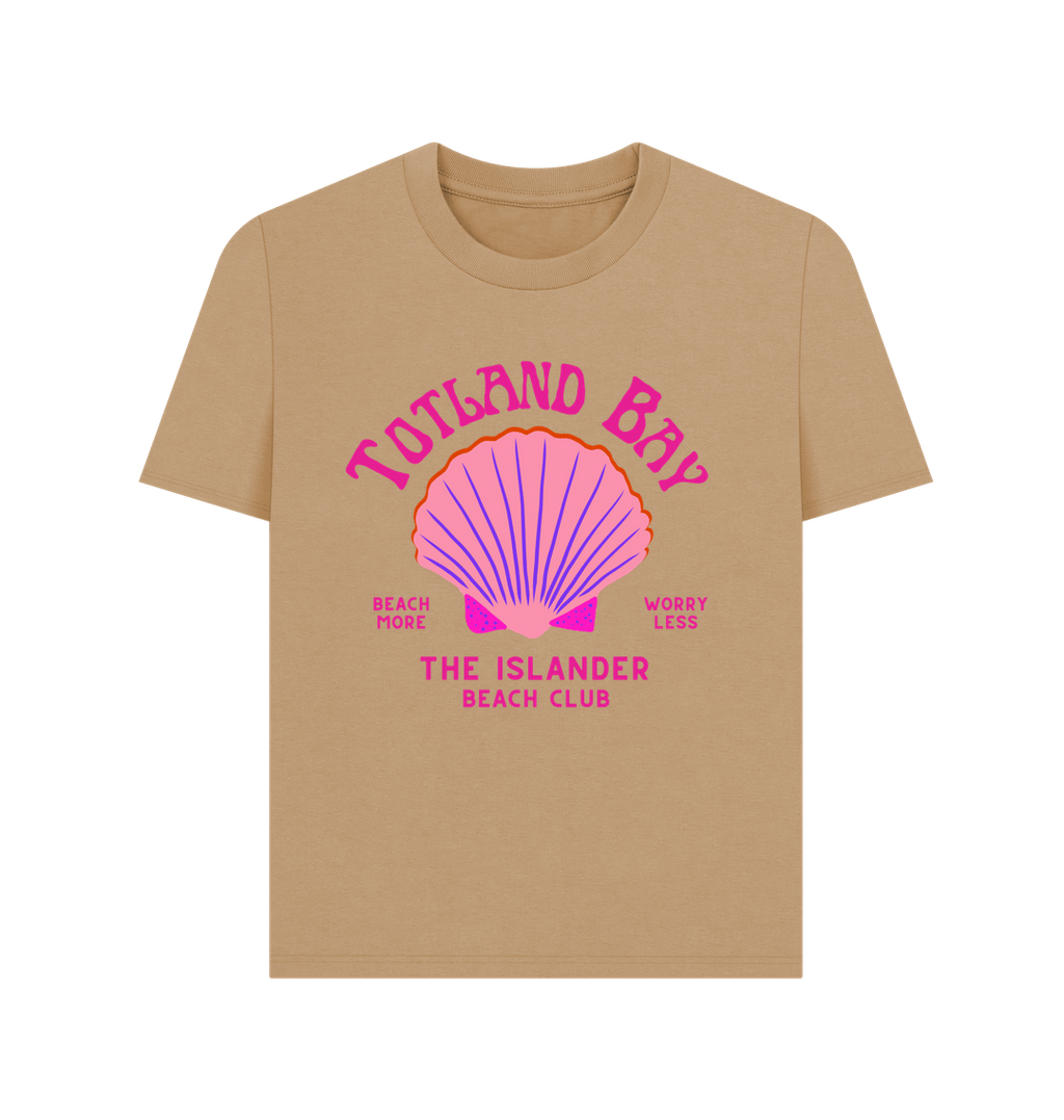 Sand Totland Bay - Pink Beach Club - Women's T Shirt