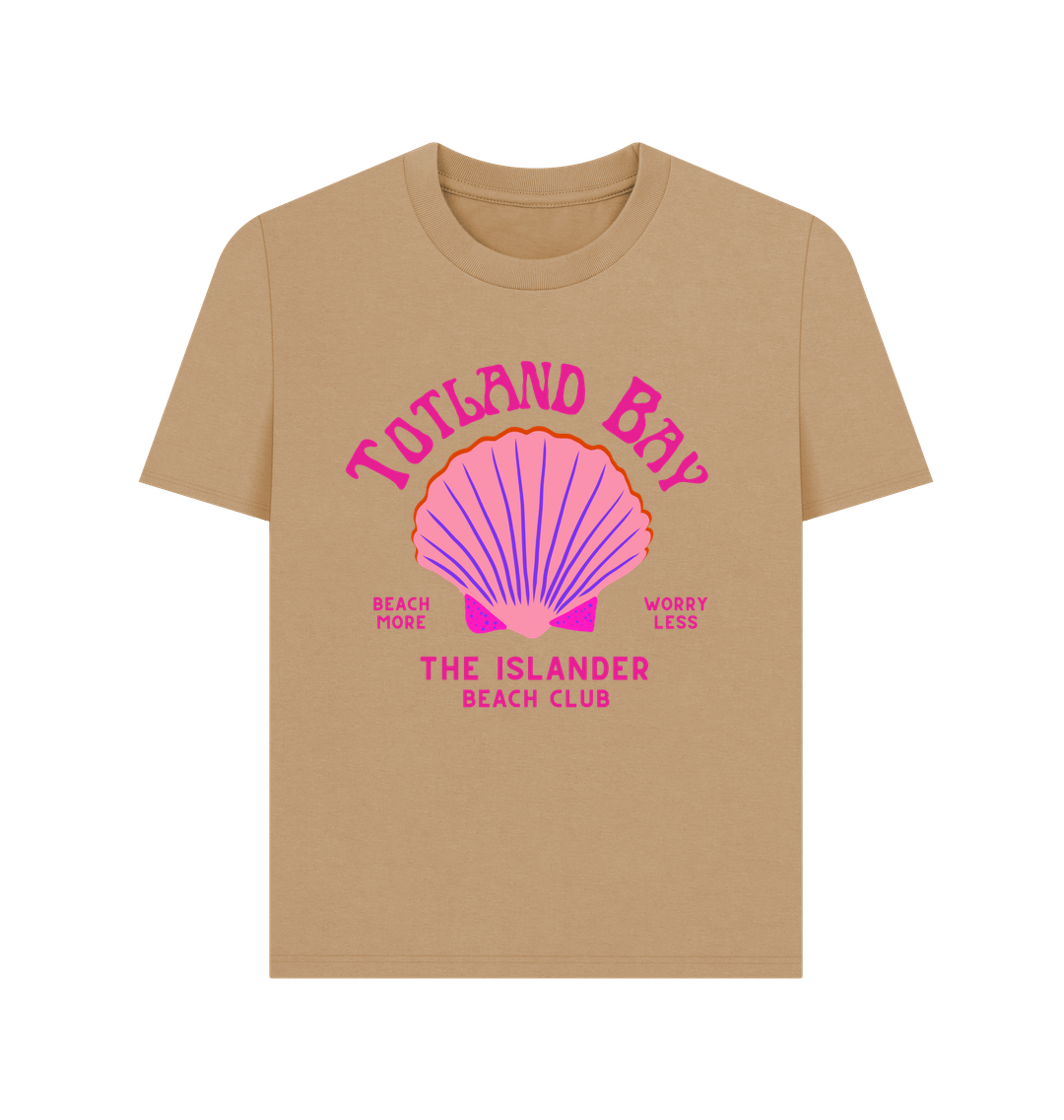 Sand Totland Bay - Pink Beach Club - Women's T Shirt