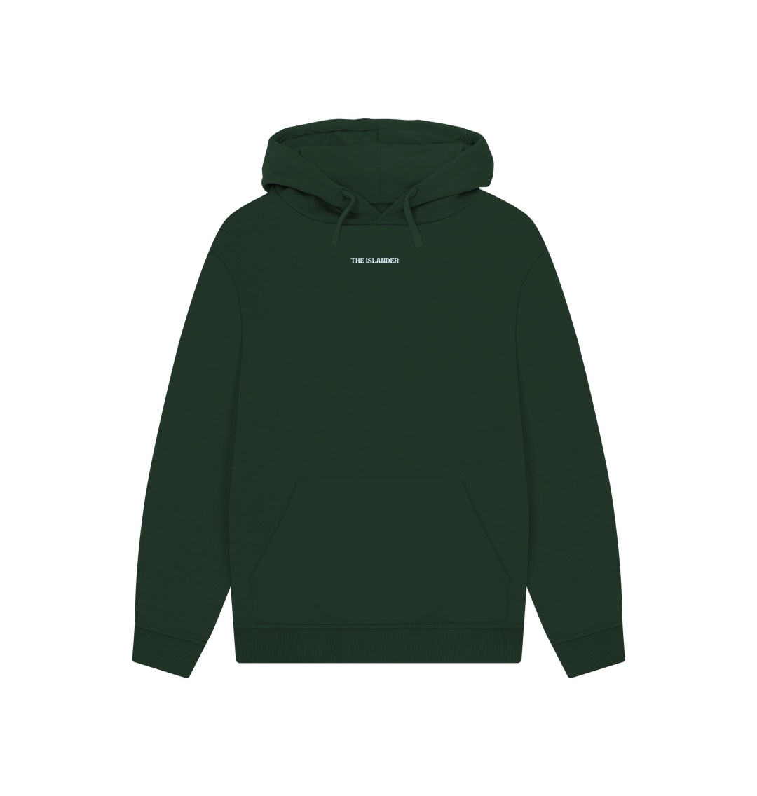 Evergreen The Islander - Wild Swimming Club - Unisex Oversized Style Hoodie - Organic Cotton