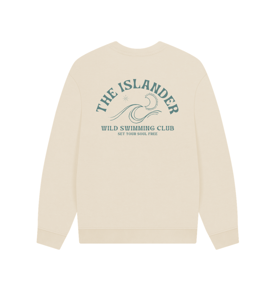 Wild Swimming Club - Set Your Soul Free - Unisex Oversized Style Sweatshirt