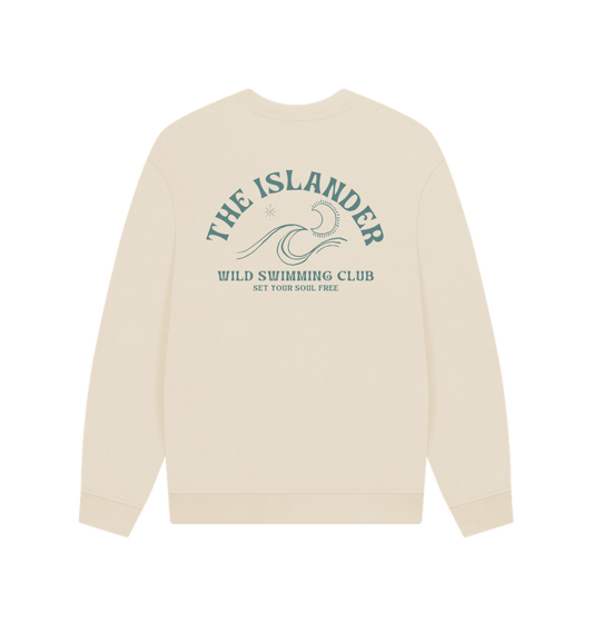 Wild Swimming Club - Set Your Soul Free - Unisex Oversized Style Sweatshirt