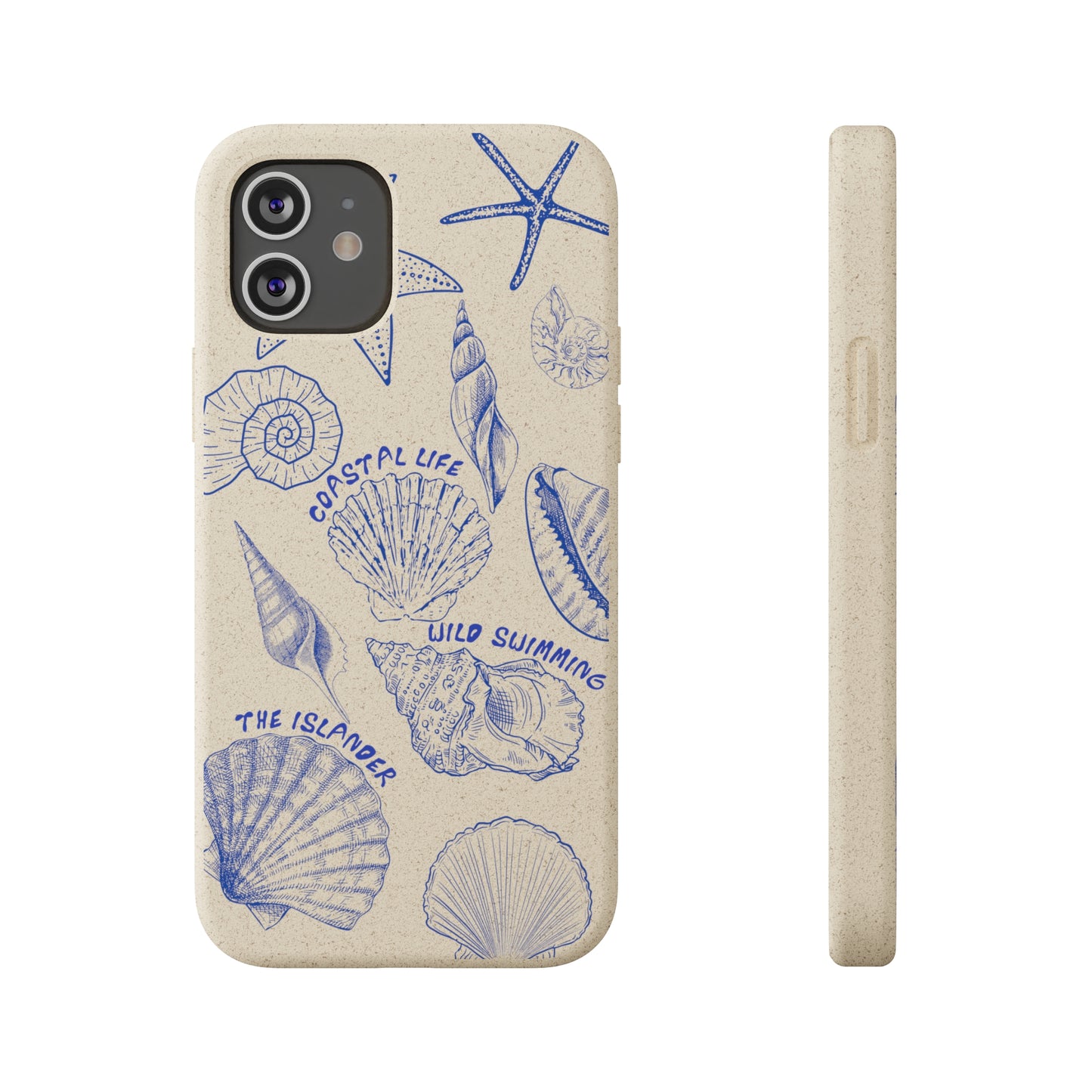 Wild Swimming Shells - Biodegradable Phone Case - Made from Natural Materials