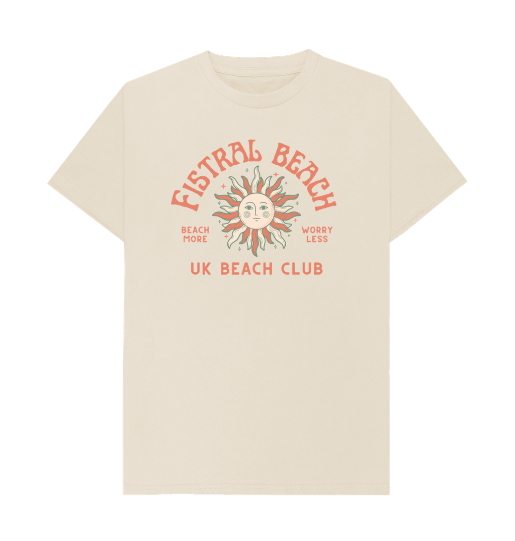 Oat Fistral Beach - UK Beach club Tee - Unisex Tshirt - Beach More\/Worry Less