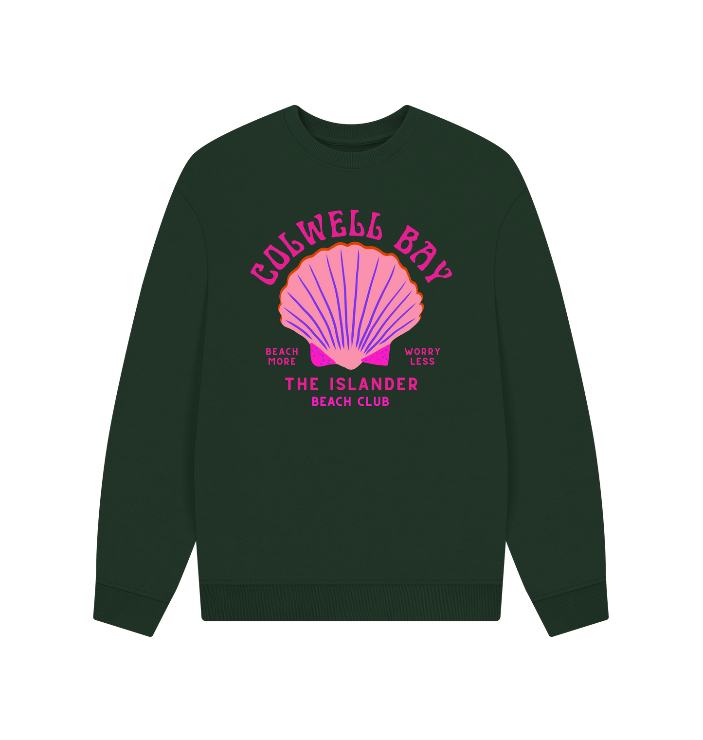 Evergreen Printed Sweater Front