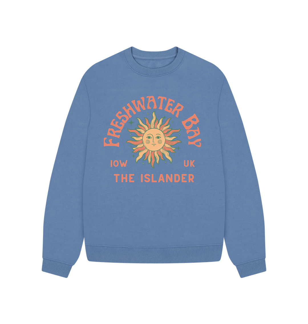 Solent Freshwater Bay - Women's oversized sweatshirt - Sunshine and stars - The Islander