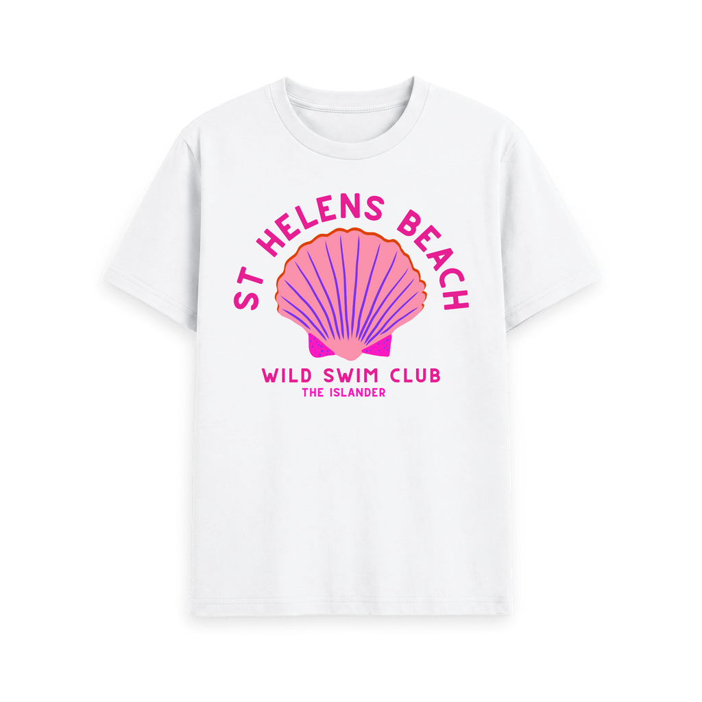 White Printed T-shirt Front