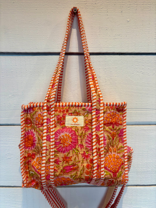 Pink Harvest Mini Tote Bag