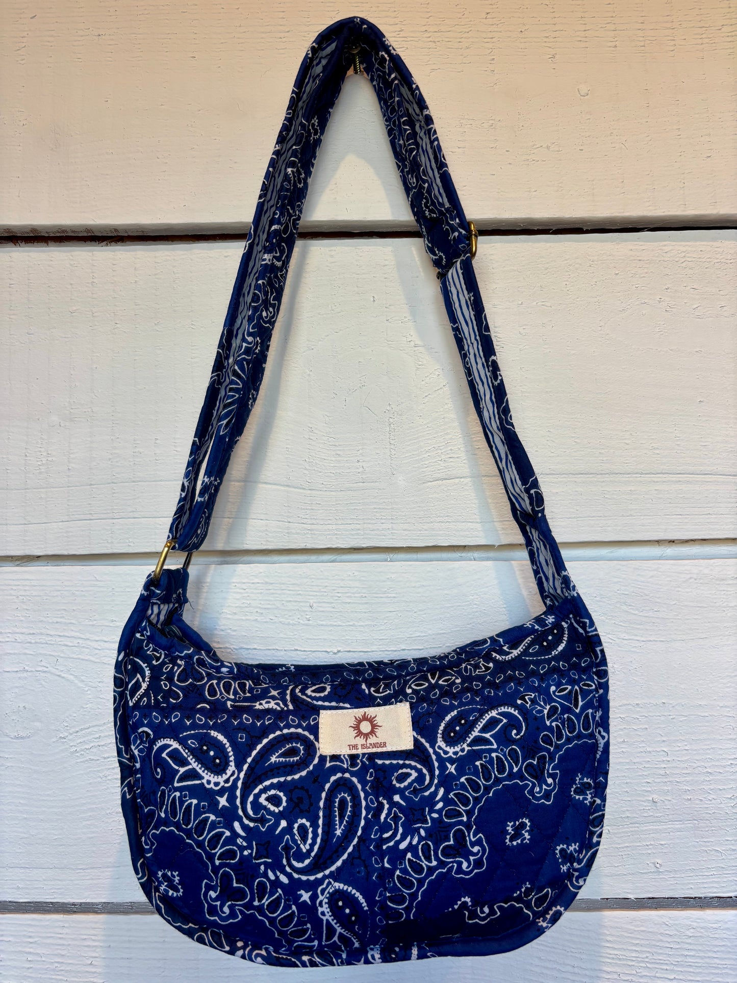 Blue Paisley Side Mini