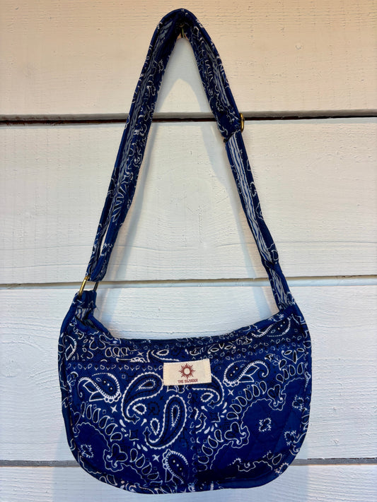 Blue Paisley Side Mini