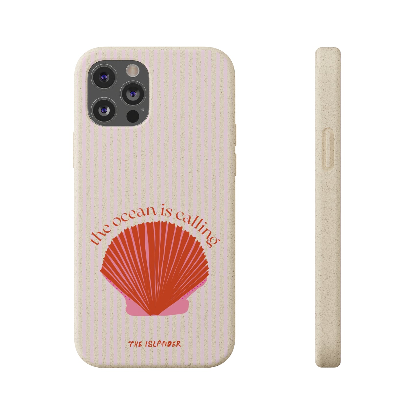 The Ocean Is Calling  - Biodegradable Phone Case - Made from Natural Materials