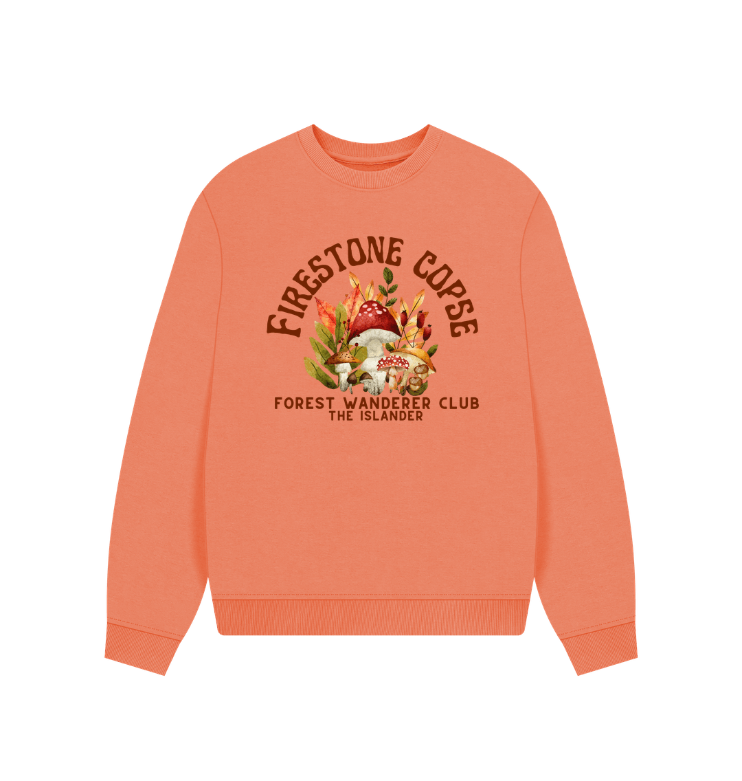 Apricot Forest Wanderer Club - Firestone Copse - Women's Oversized\/Boxy Style Sweatshirt