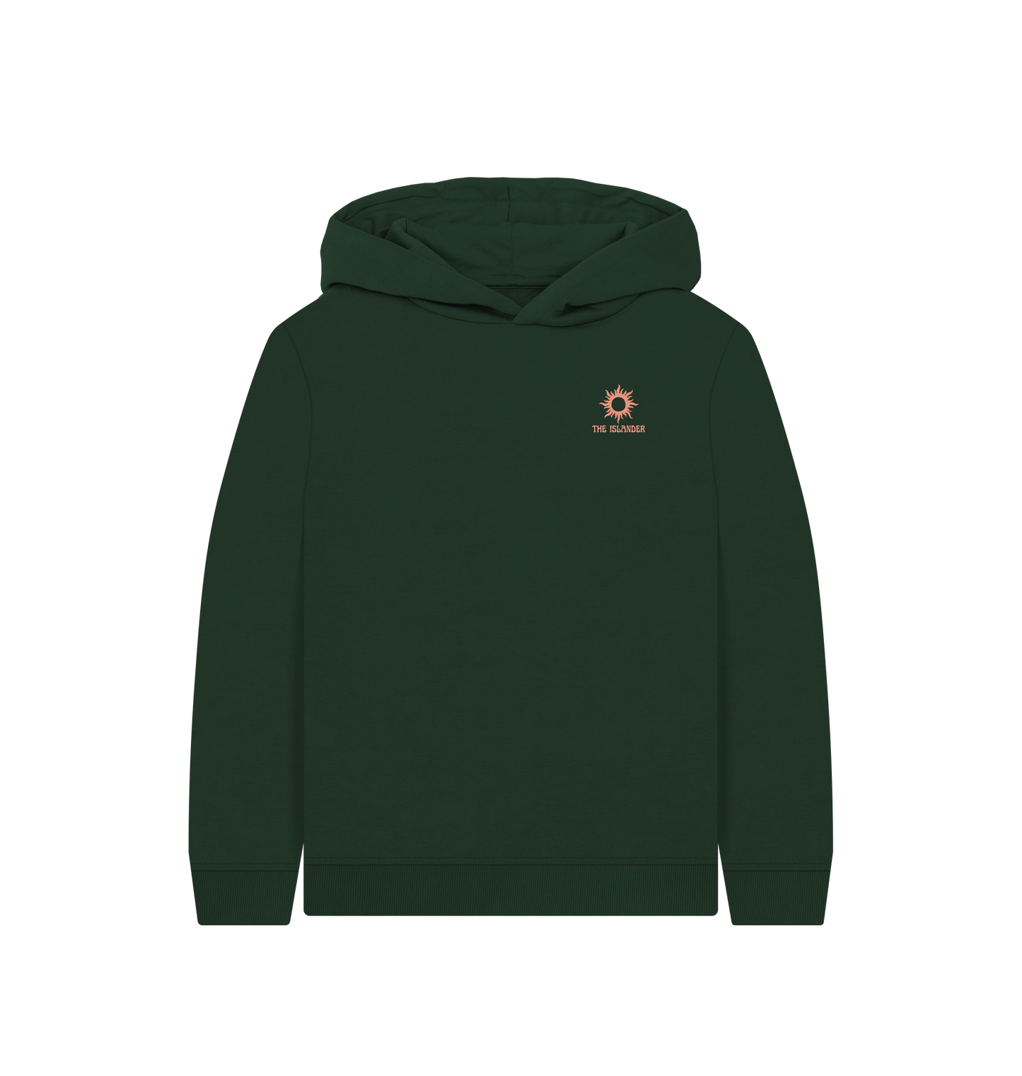 Evergreen Printed Kids Hoodie Front