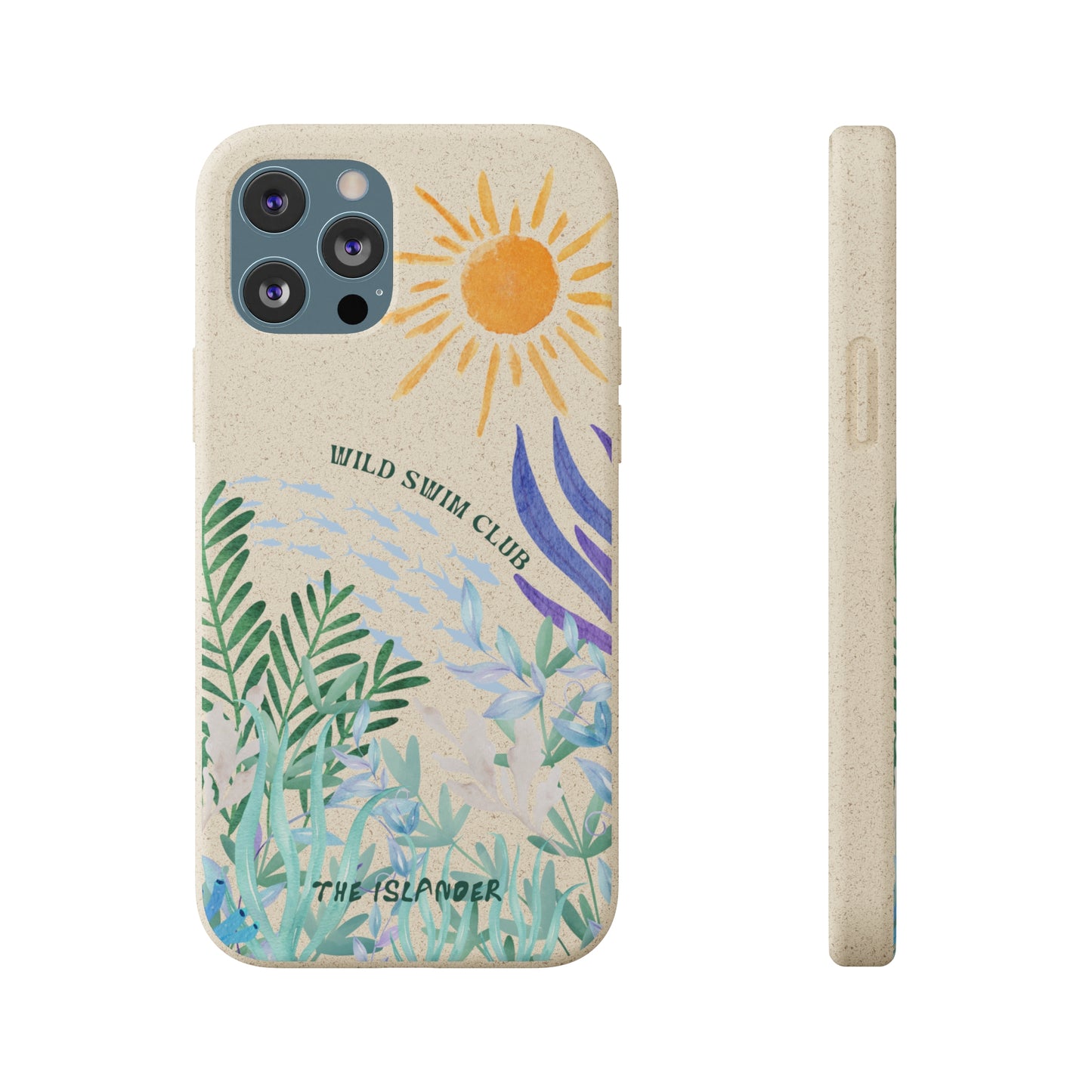 Wild Swimming  - Biodegradable Phone Case - Made from Natural Materials