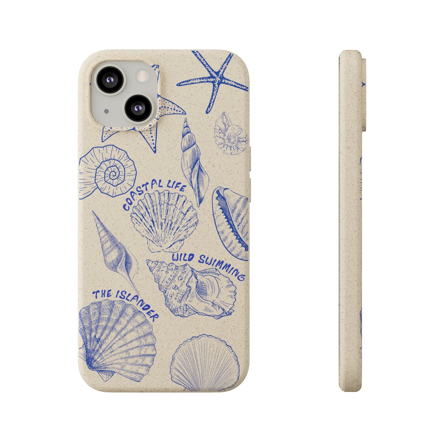 Wild Swimming Shells - Biodegradable Phone Case - Made from Natural Materials