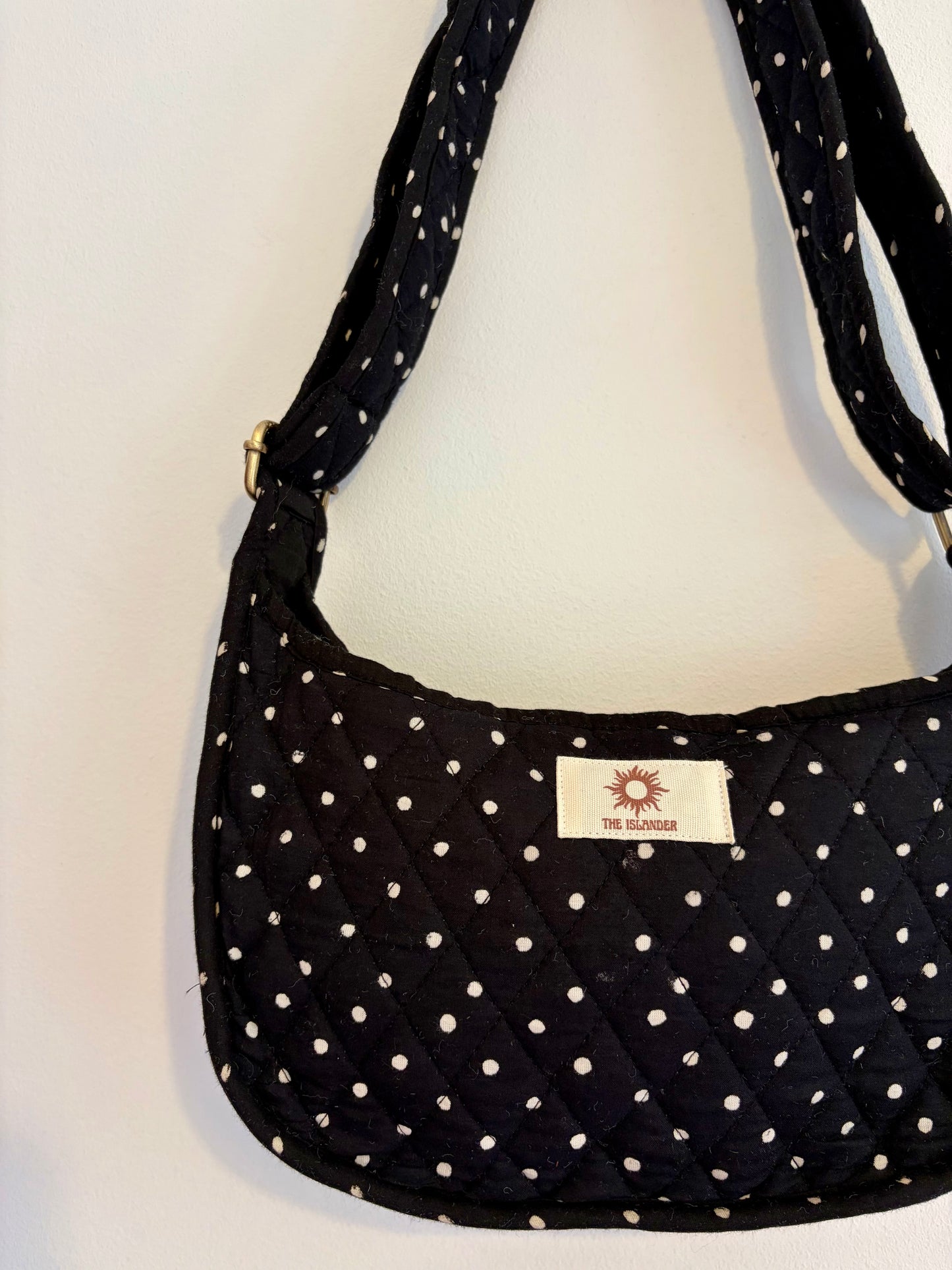 Black Polka Dot Side Mini