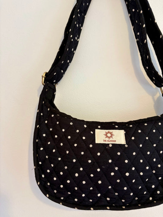 Black Polka Dot Side Mini