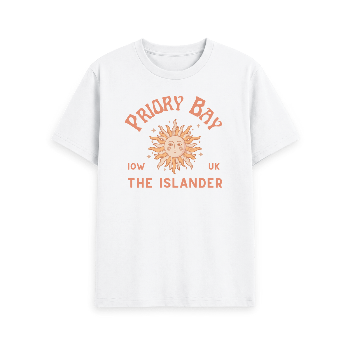 White Printed T-shirt Front