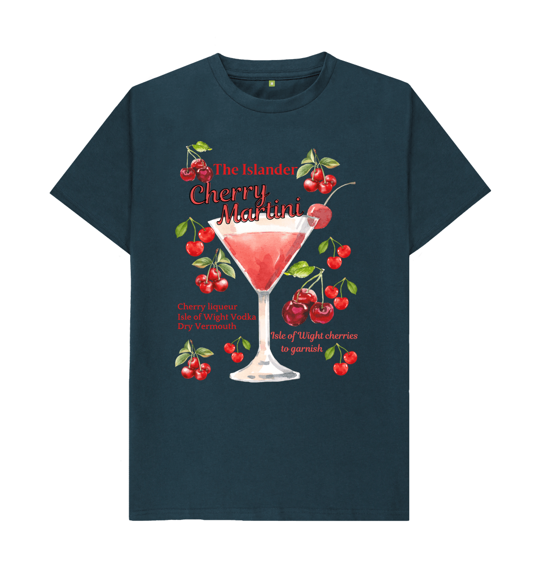 Denim Blue Cherry Martini - The Islander - Cocktail Tee - Unisex