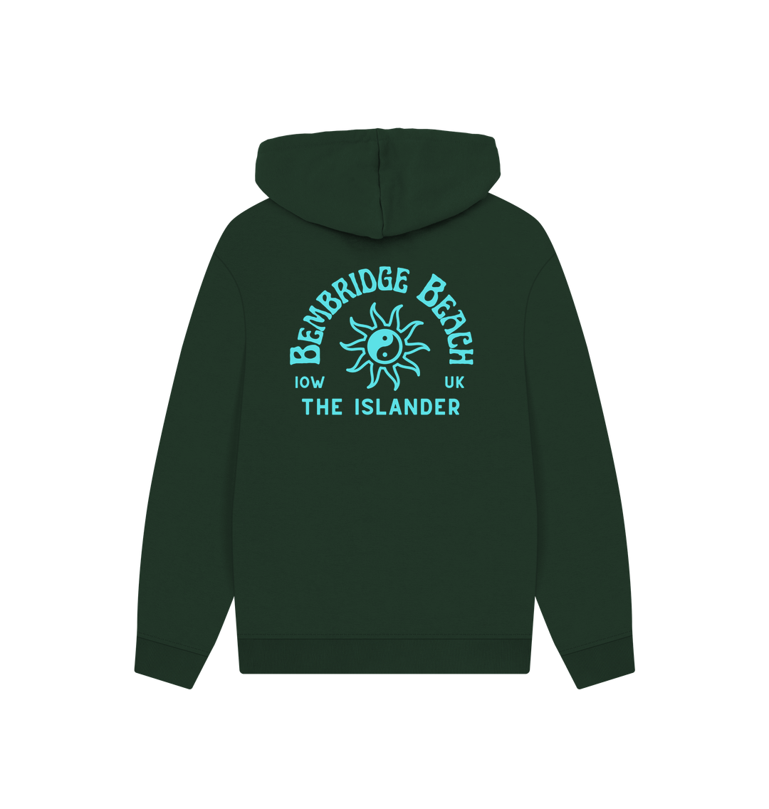 Bembridge Beach - The Islander - Unisex Oversized Style Hoodie - Printed Front And Back