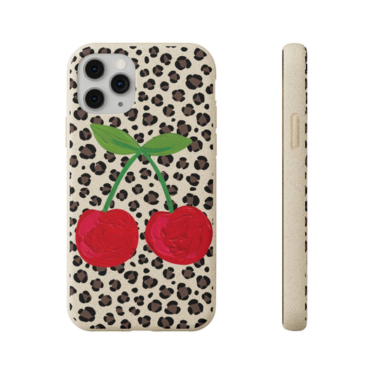 Fresh Cherries - Biodegradable Phone Case - Made from Natural Materials