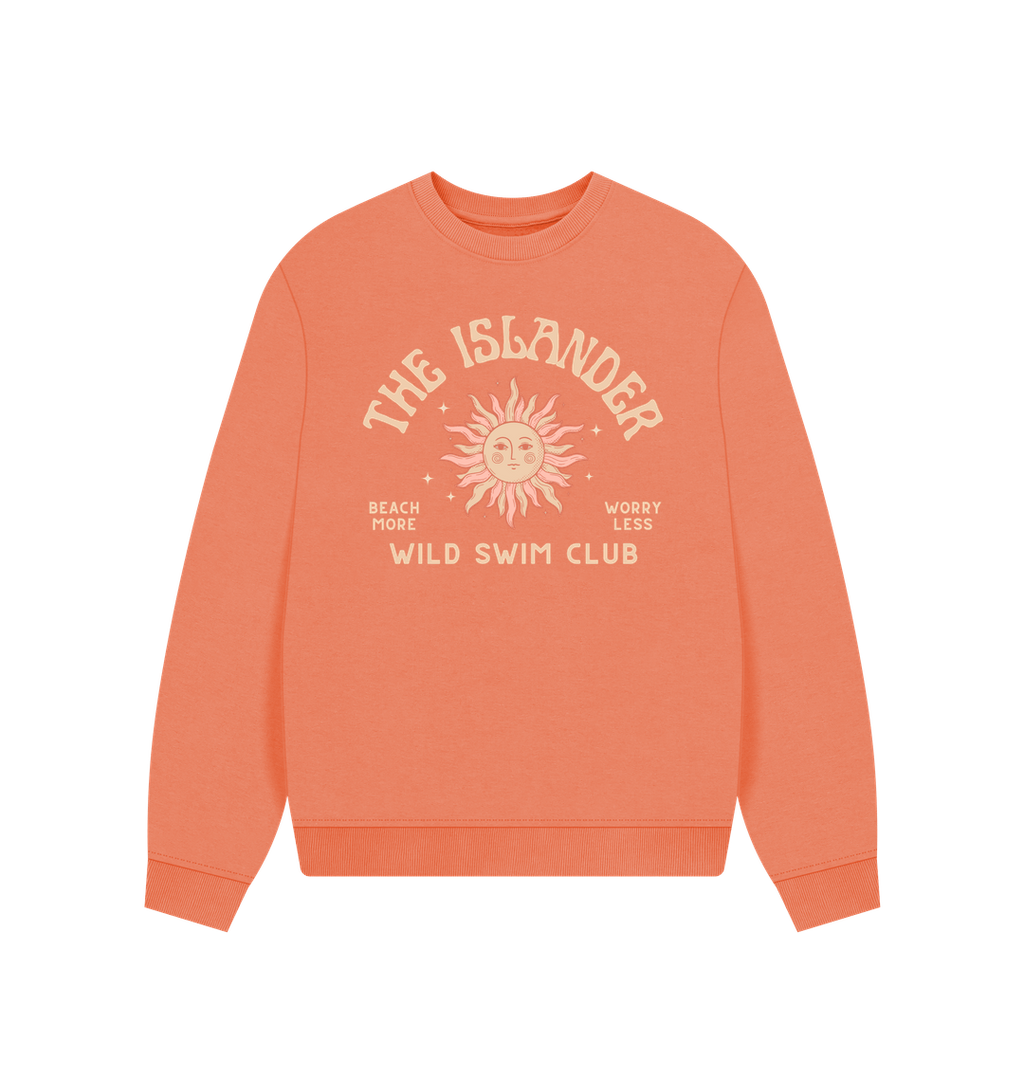 Apricot Printed Sweater