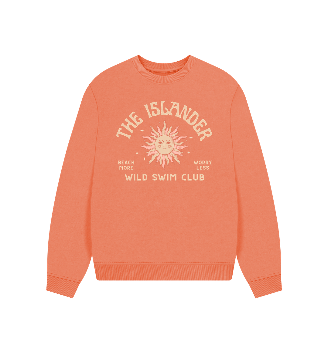 Apricot Printed Sweater
