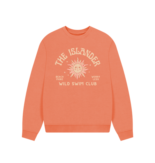 Apricot Printed Sweater