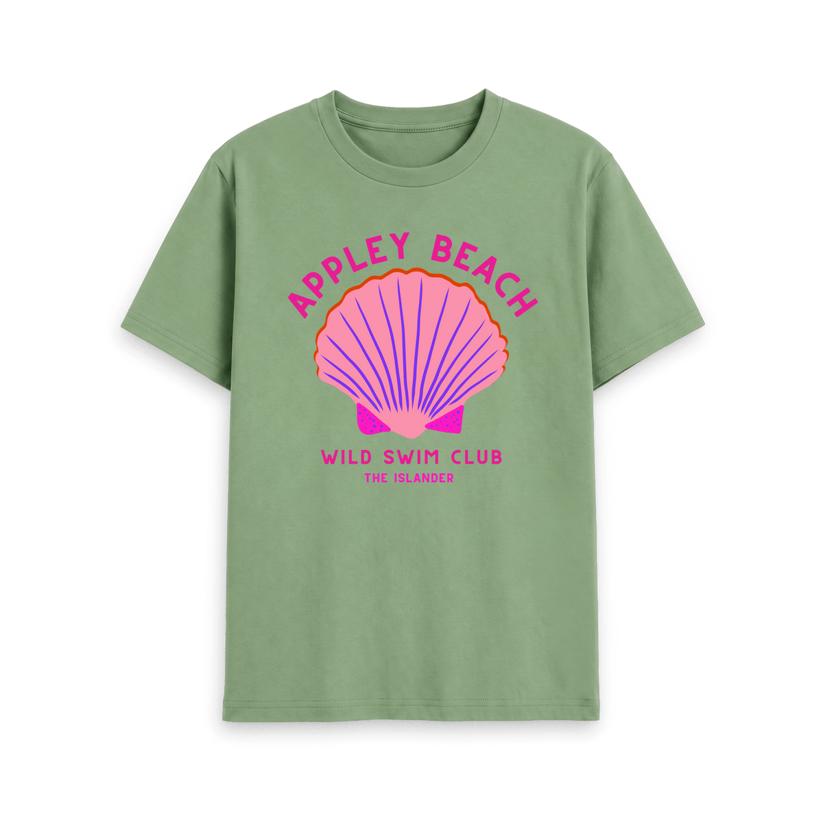 Sage Printed T-shirt Front