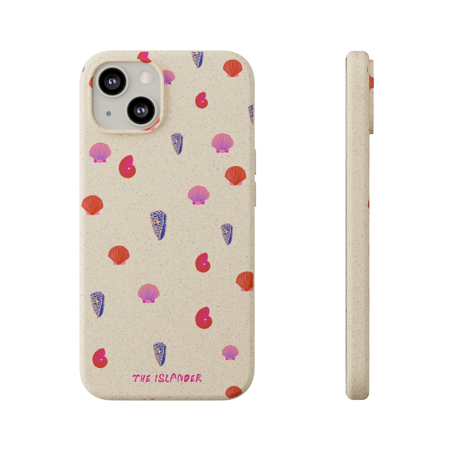 Pink Shells - Biodegradable Phone Case - Made from Natural Materials