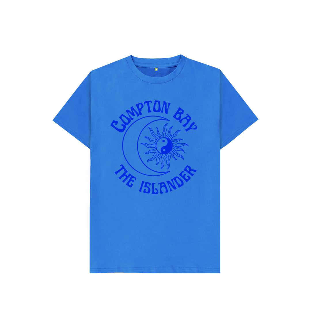 Bright Blue Compton Bay - Kids Tshirt - The Islander