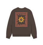 Checkerboard The Islander  - Women's Oversized Style Sweatshirt - Print Back and Front