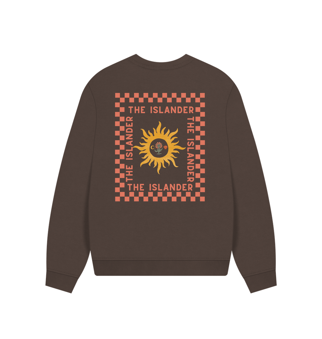Chocolate Printed Sweater