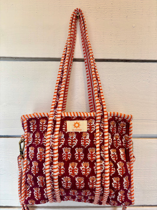 Spiced Violet Mini Tote Bag